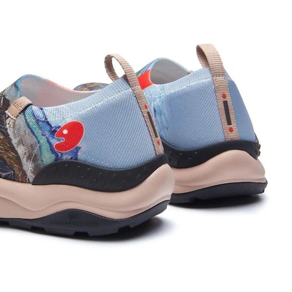 UIN Women's Walking Shoes Slip On Shoes(VAN GOGH ENCLOSED FIELD WITH PLOUGHMAN 3 - Picture 7 of 8